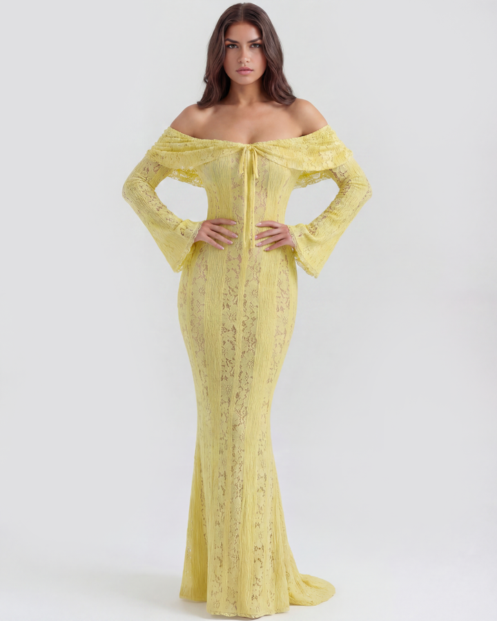 Vestido Alessandra - Solsticio Dorado