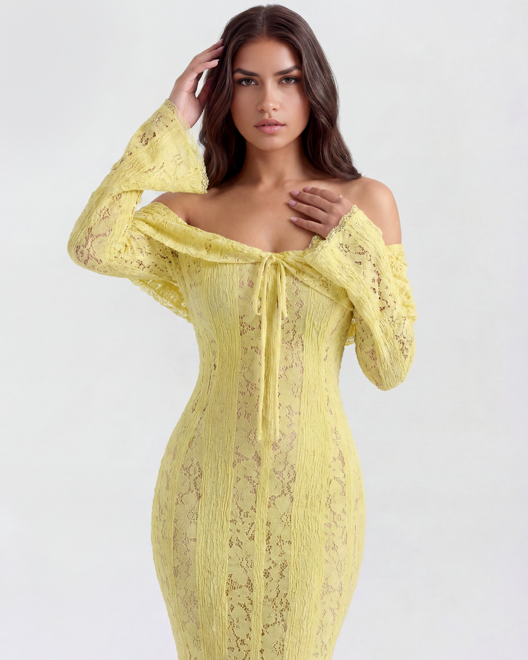 Vestido Alessandra - Solsticio Dorado