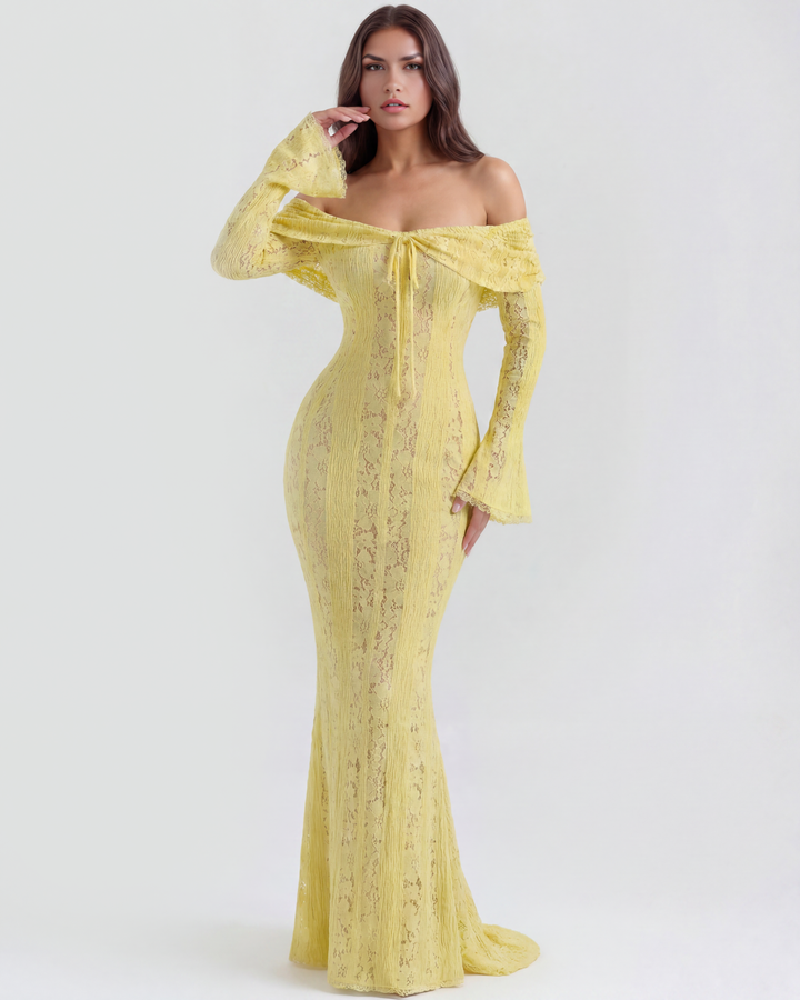 Vestido Alessandra - Solsticio Dorado