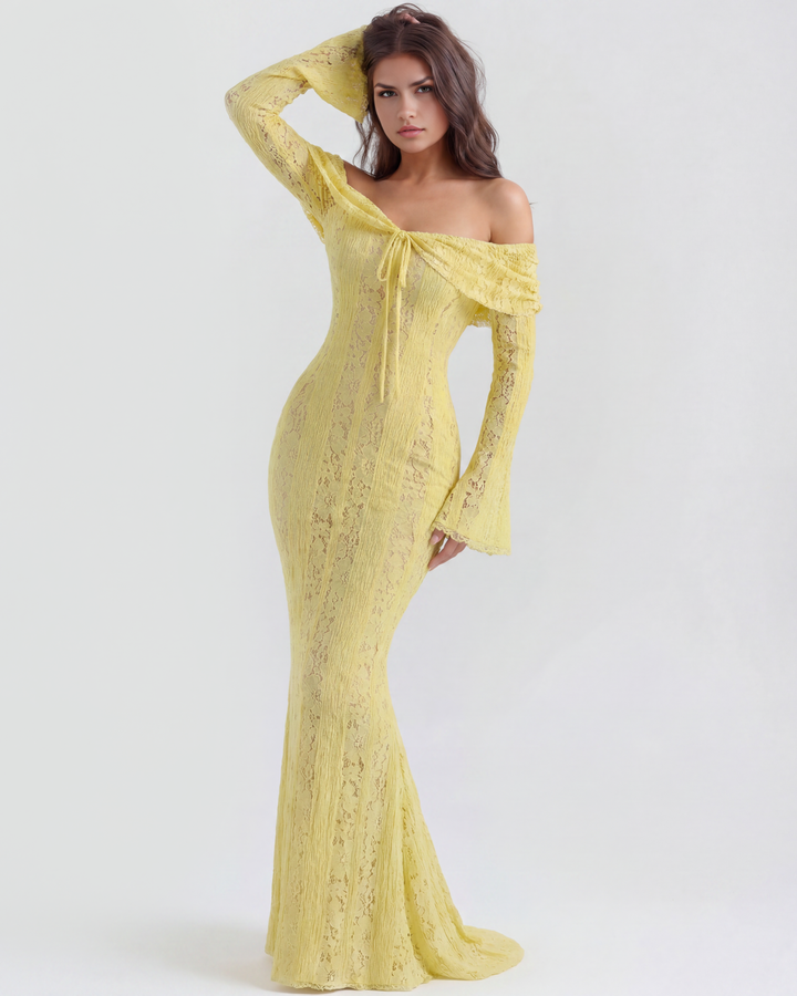 Vestido Alessandra - Solsticio Dorado