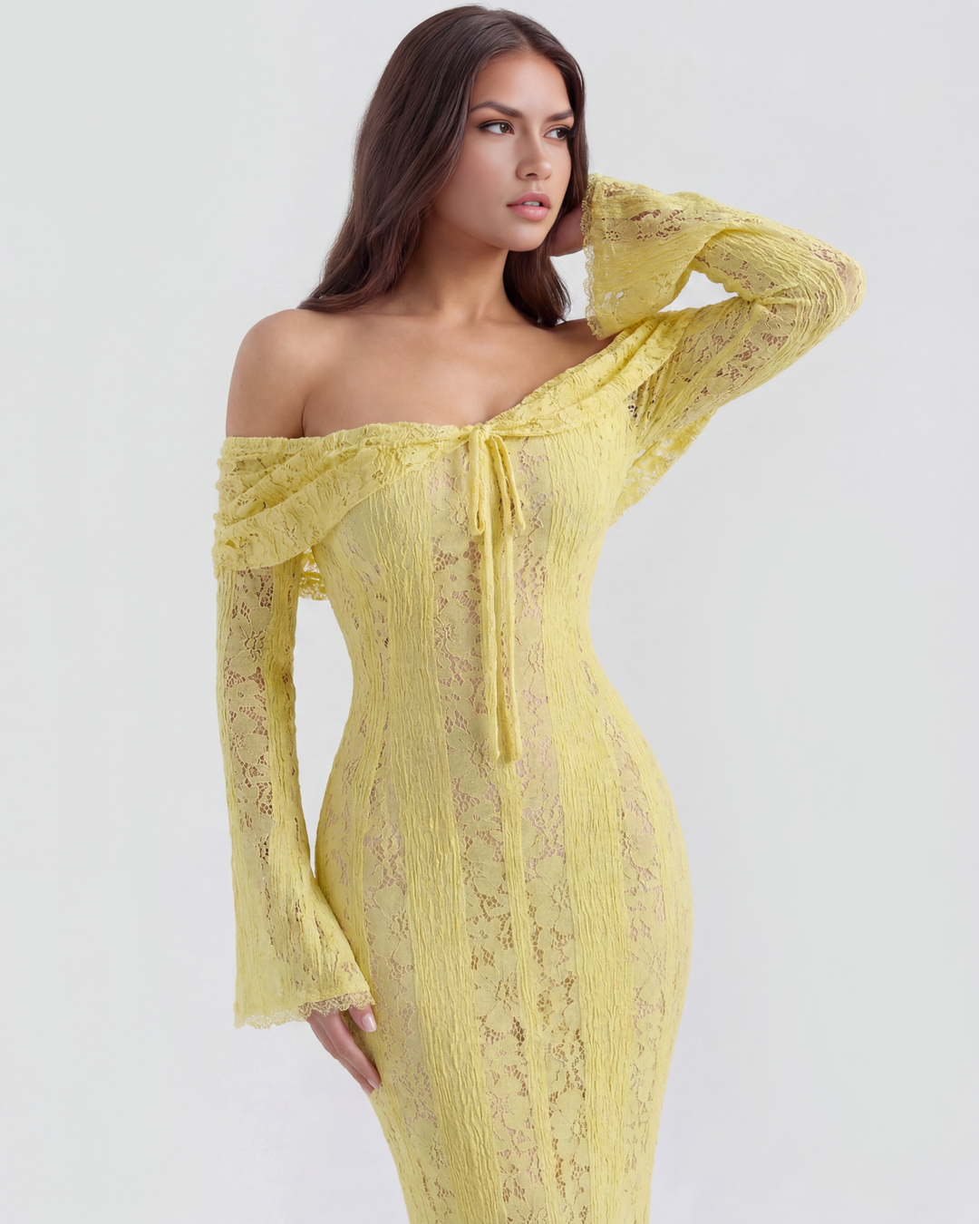 Vestido Alessandra - Solsticio Dorado