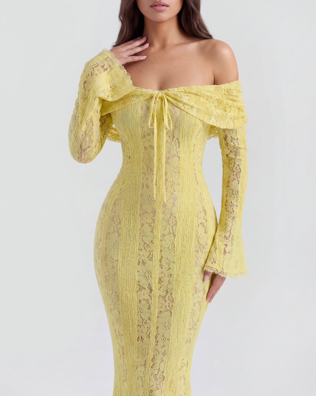 Vestido Alessandra - Solsticio Dorado