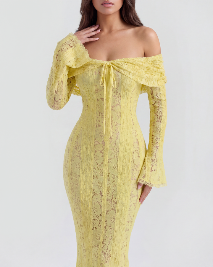Vestido Alessandra - Solsticio Dorado