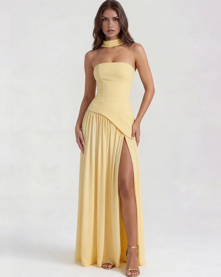 Vestido Gabriela - Pasión Escarlata