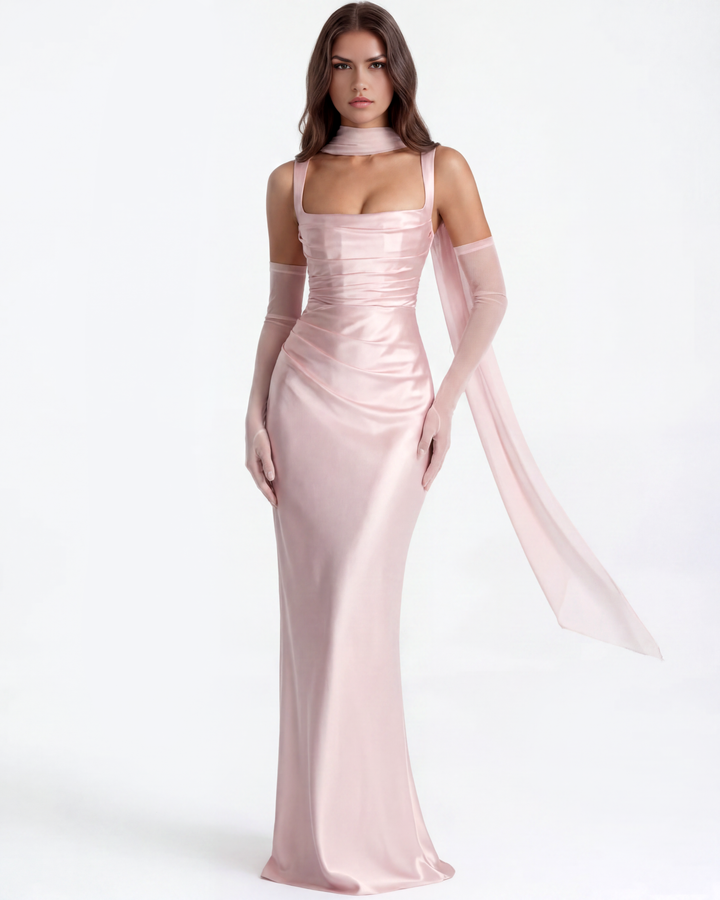 Vestido Elena - Elegancia Satinada