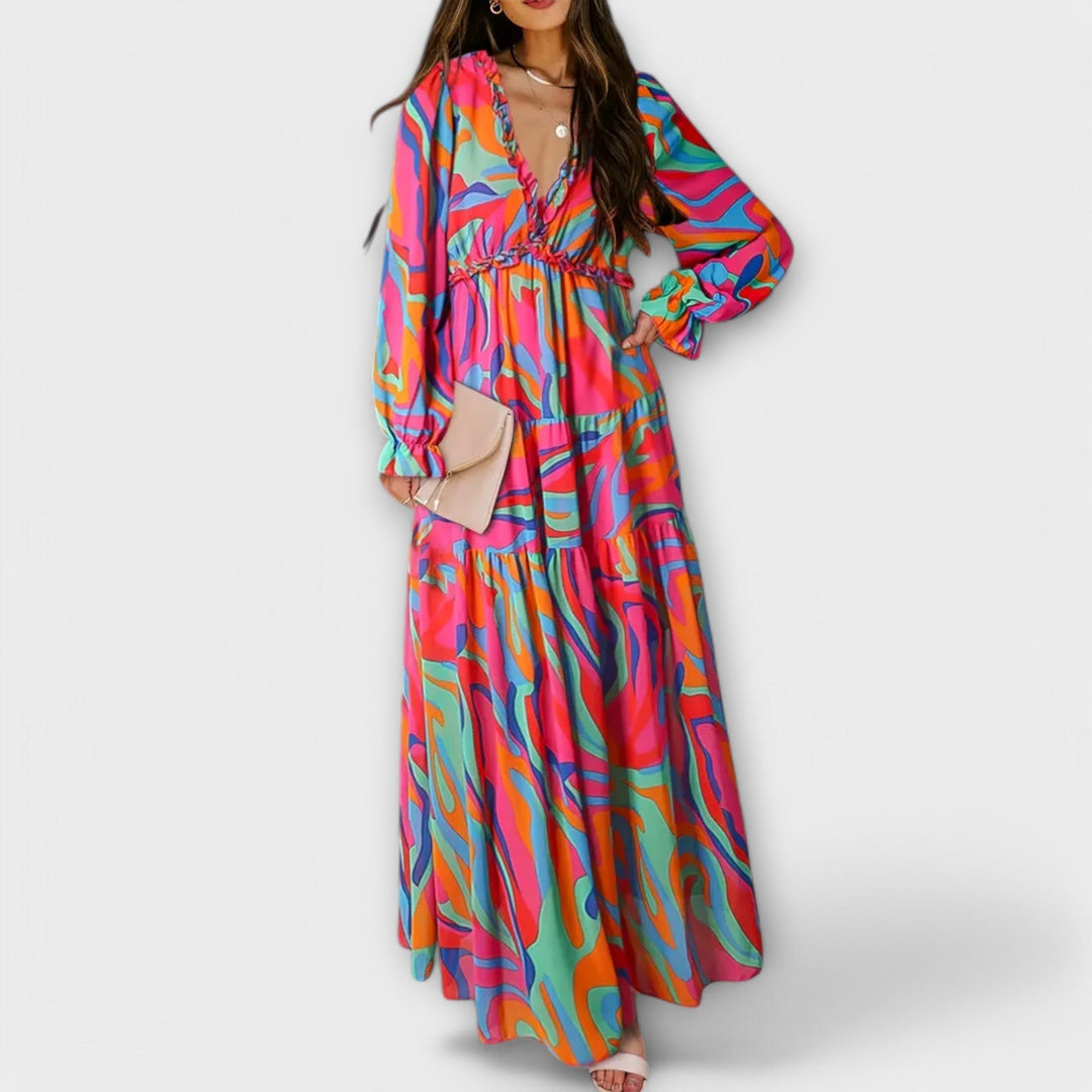 Vestido Nereida - Verso Floral