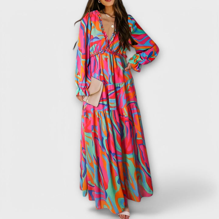 Vestido Nereida - Verso Floral