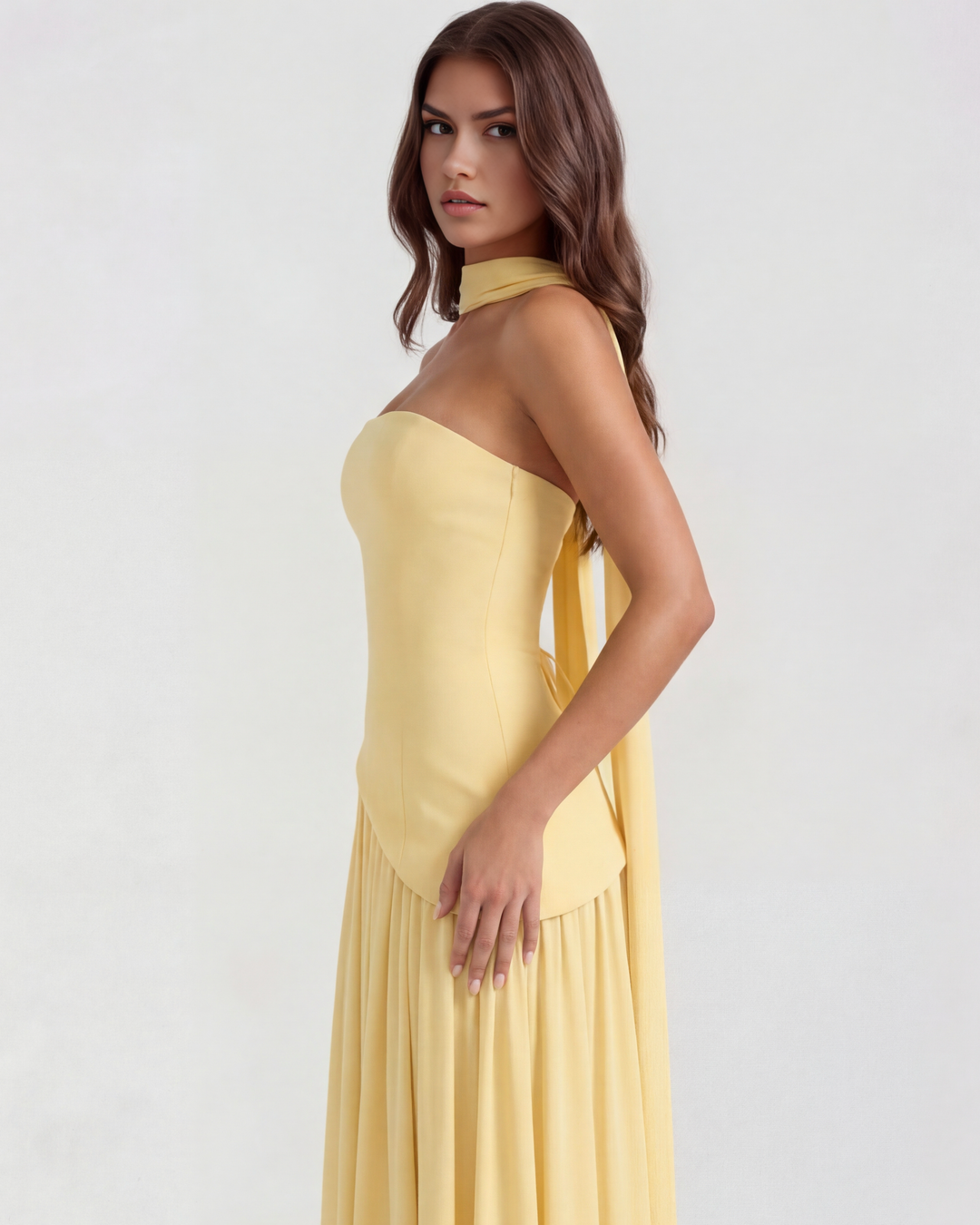 Vestido Gabriela - Pasión Escarlata