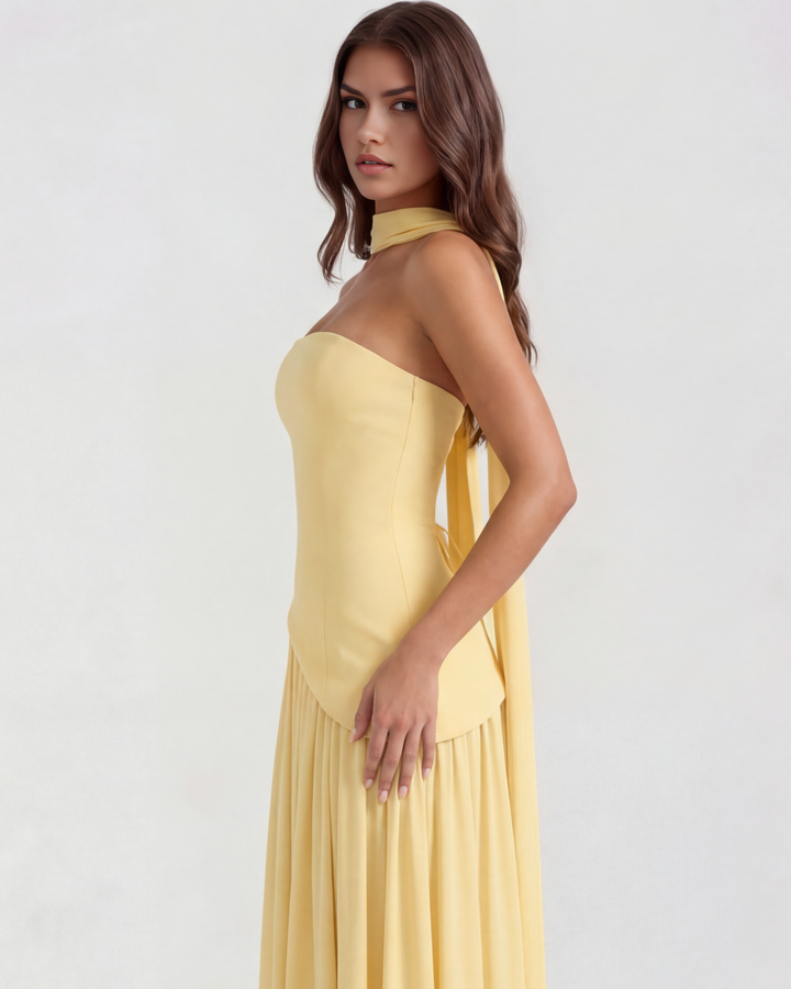 Vestido Gabriela - Pasión Escarlata