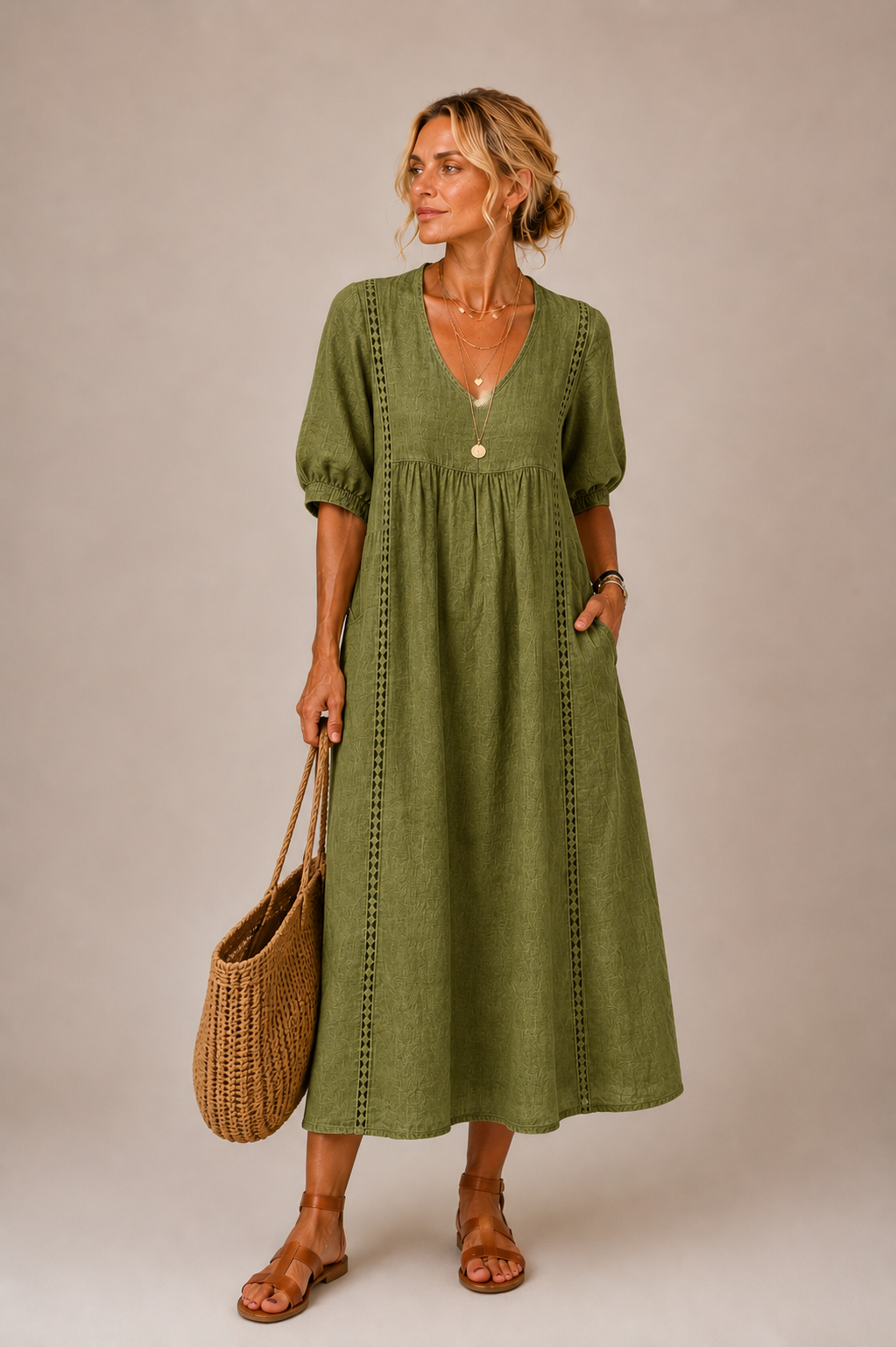 Vestido Ibiza - Edición Lino &amp; Cotton