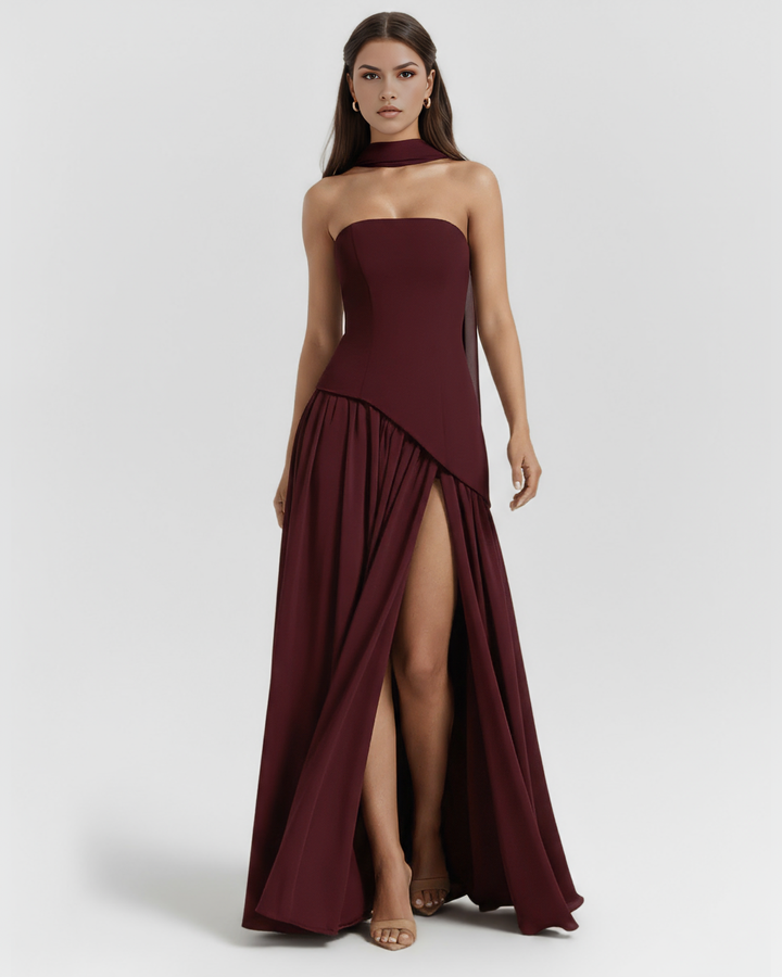 Vestido Gabriela - Pasión Escarlata