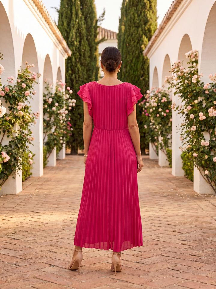 Vestido Silvia - Diseño Fluido de Corte Romántico
