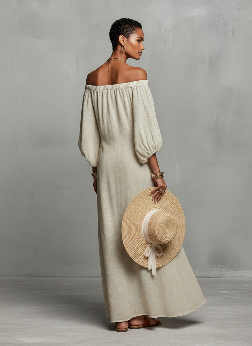 Vestido Dafne - Elegancia Artesanal