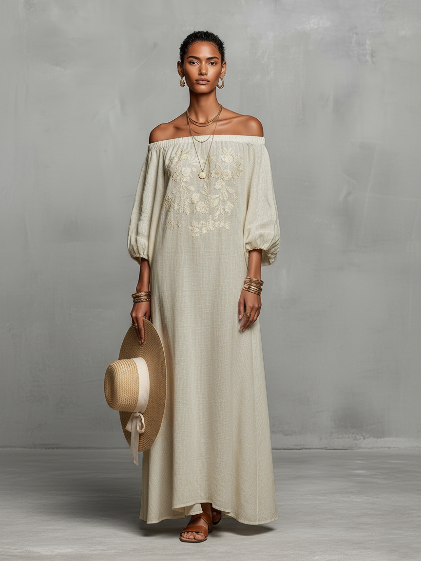 Vestido Dafne - Elegancia Artesanal