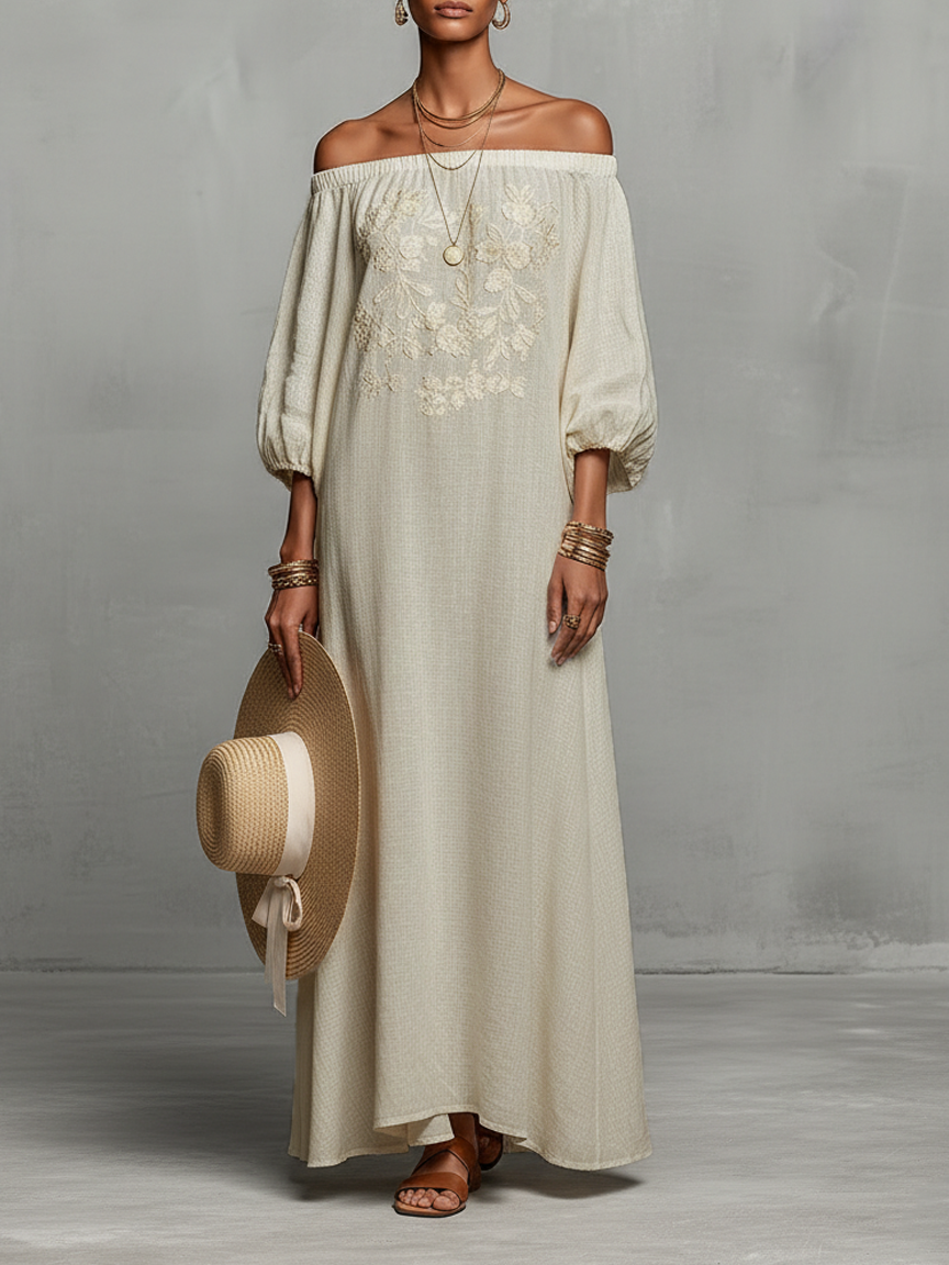 Vestido Dafne - Elegancia Artesanal