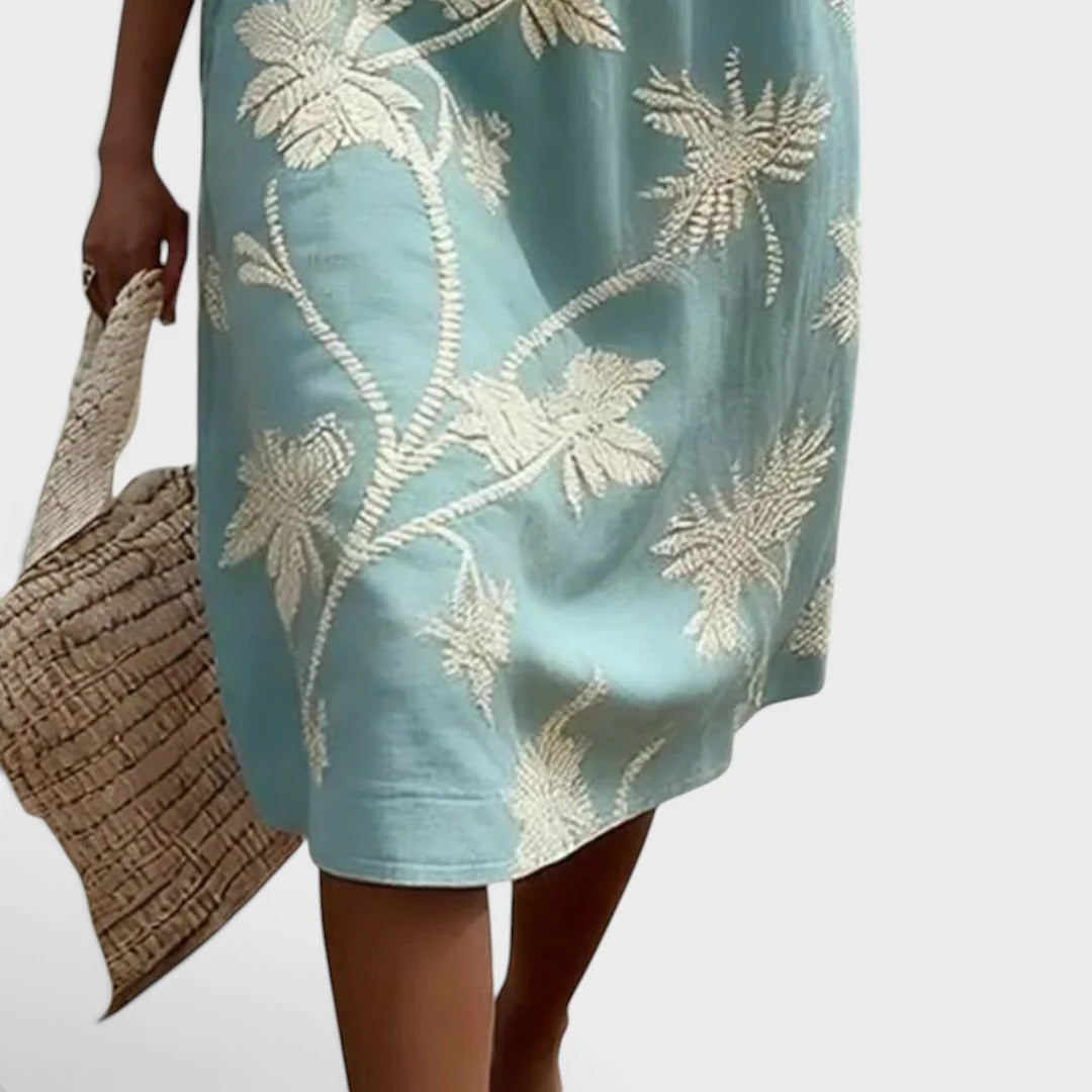 Vestido Casual Estampado Floral - Edición Verano